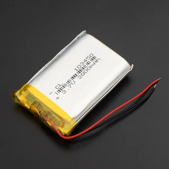 1/2/4 wysoka pojemność 103450 3.7 V litowo-polimerowa 2000 mah Li-po Li-polymer MP5 GPS Bluetooth głośnik komórki Słoneczna lampa