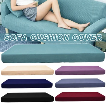 1-4 miejsca wodoodporny sofa etui jednolity kolor kanapa narożna pokrowce do salonu elastyczny spandex sofa pokrowiec stretch pokrowce