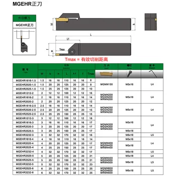 1 szt. MGEHR2525 4 T35 stal sprężynowa rowków toczenie uchwyt + 10 szt. MGMN 400 MP1125 pełnowęglikowe wstawić tokarka cutter CNC narzędzia