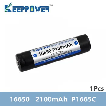 1 szt. oryginalny KeepPower 16650 bateria 2500 mah zabezpieczona akumulator litowy P1665C 3.7 W batteria