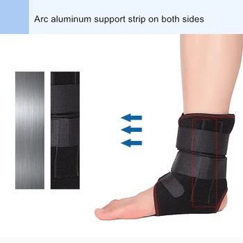 1 szt. z paskiem na kostce sportowy złączka zaciskowa klamra na kostce wsparcie stabilizator nogi bandaż rękaw bieganie koszykówka skarpetki na kostce bieżnika