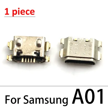 100pcs USB złącze ładowarki port ładowania do Samsung Galaxy A10S A10 A01 A20s A30s A50s A11 A21 A31 A41 A51S A70S