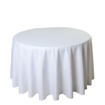 10szt poliester okrągły biały obrus na wesele hotel obrus pokrywa stołu nakładka tapetes nappe mariage obrus czarny
