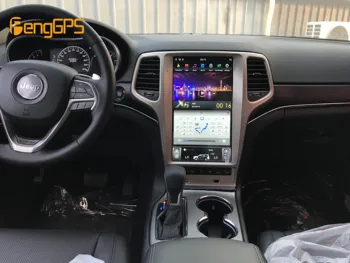13,6 cala 8,1 Tesla style pionowy radio samochodowe stereo GPS do JEEP Grand Cherokee-2017 2018 nawigacja multimedialna магнитофонная wpis