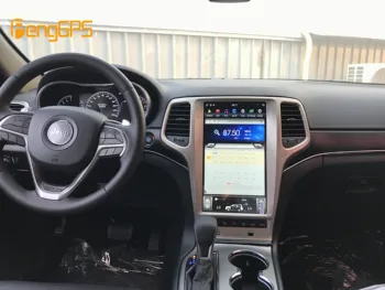 13,6 cala 8,1 Tesla style pionowy radio samochodowe stereo GPS do JEEP Grand Cherokee-2017 2018 nawigacja multimedialna магнитофонная wpis