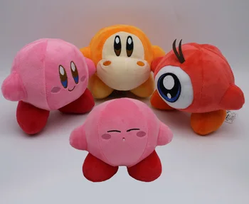 14 cm kreskówka gra Gwiazda Kirby figurki zabawki Super Mario, Kirby figurka miękkie pluszowe lalki zabawki 4 style