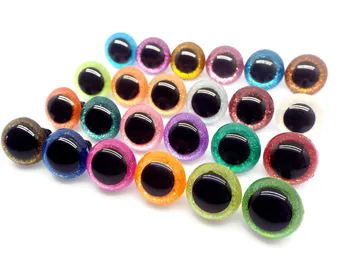 15 mm lalka akcesoria zabawki pluszowe oczy plastikowe ochronne oczy będą pochodzić z 10 różnych kolorach są podkładki