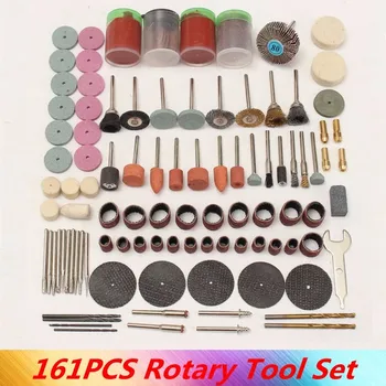 161pcs Mini Drill Multi Rotary Tool Accessories Set szlifowanie polerowanie, zestawy do mikro wiertarki obrotowej polerowania