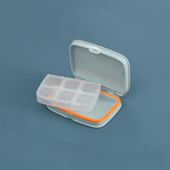 1szt 4 kolory tabletki medycyna pudełko uchwyt organizator przechowywania splittery tabletki pojemnik etui tabletki skrzynia splittery schowek podróży