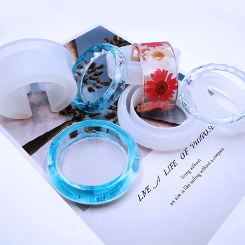 1szt bransoletka wisiorek rzemiosła DIY przezroczysta UV żywica epoksydowa żywica silikonowa połączone formy do DIY rozwiązań wyszukiwania akcesoria do biżuterii