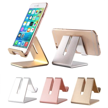 1szt luksusowy metalowy stół Uchwyt telefonu aluminiowy uchwyt na wizytówki telefoniczna podstawa biurka stojak akcesoria na biurko