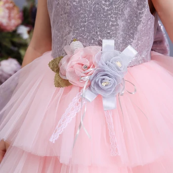 2019 Letnia Impreza Sukienka Księżniczki Ubrania Dla Dziewczyn Ślubny Garnitur Dla Dzieci Sukienki Dla Dziewczynek Sukienka Tutu Panny Młodej Elegant3 7 8 12 Lat