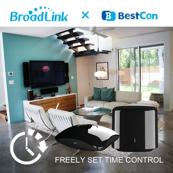 2020 Broadlink RM4 Pro RM4C Mini WiFi IR RF uniwersalny inteligentny pilot zdalnego sterowania praca z Alexa Google Home For Smart Home