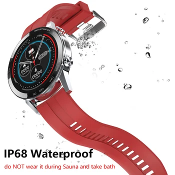 2020 inteligentne zegarki męskie fitness tracker IP68 Wodoodporny ciśnienie krwi tlen monitor rytmu serca EKG PPG Smartwatch for iOS Android