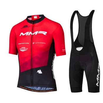 2020 Mmr Team Cycling Clothing letni garnitur męski z krótkim rękawem z elastanu szybkoschnąca i oddychająca tkanina