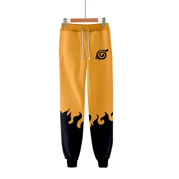 2020 męskie anime Naruto spodnie 3D biegaczy spodnie Spodnie męskie/odzież damska hip-hop Pantalon Homme spodnie dresowe