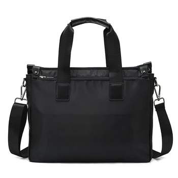 2020 nowe męskie portfele Big Business Men Messenger torby nylonowe Męskie torby podróżne torby na ramię, Męskie torby na ramię czarny