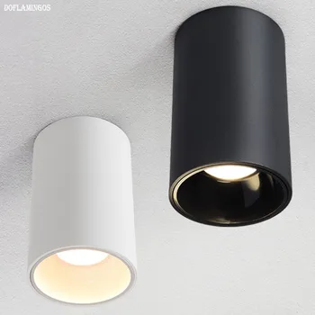 2020 nowy CREE LED COB anti-glare montowany biały czarny lampa 15 W 20 W 30 W sufitowy restauracja w dół światło