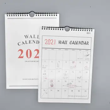 2021 harmonogram namalowany ręcznie kalendarz harmonogram miesięczny kalendarz ścienny Kalendarz harmonogram obrad (2020.9-2021.12)
