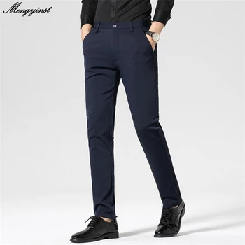 2021 Moda Męska Garnitur Spodnie Moda Odcinek Cienki, Prosty Męskie Spodnie Przeciw Zmarszczkom Codziennych Biznesowych Wysokiej Jakości Spodnie Męskie Zimowe 40