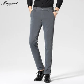2021 Moda Męska Garnitur Spodnie Moda Odcinek Cienki, Prosty Męskie Spodnie Przeciw Zmarszczkom Codziennych Biznesowych Wysokiej Jakości Spodnie Męskie Zimowe 40