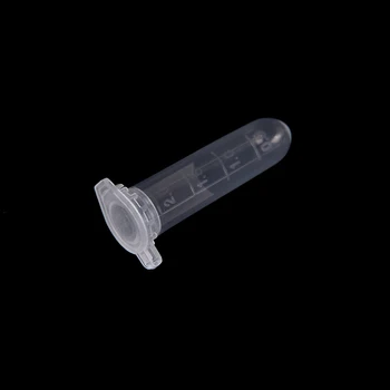 2ml 200 Lab Clear Micro Plastic Test Tube for Laboratory Sample Sample Lab Supplies центрифужный butelka Snap Cap pojemnik