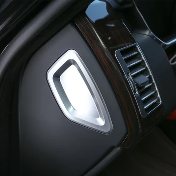 2szt dla Land Rover Range Rover Vogue Autobiography-2017 L405 ABS chromowany boczna konsola środkowa panel dekoracyjny pokrywa wykończenie