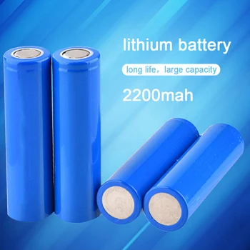 3.7 v 2200mAh baterie aa akumulator litowo 3.7 v Li-po akumulator 18650 BatteryRechargeable 18650 battery zapasowa bateria