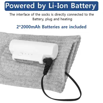 3 regulowane USB akumulator z podgrzewaną wodą skarpetki wysokość 34-45 cm elektryczne nogi cieplej narty ogrzać się w zimie dla mężczyzn kobiet