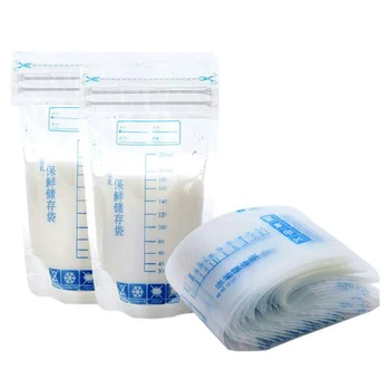 30 szt dla dzieci torebki do przechowywania pokarmu 250 ml Zdrowie za darmo dziecko jest Bezpieczny, matka mleko zamrażarka karmienie torby dziecięcej przechowywania mleka worek