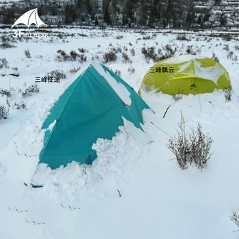 3F UL GEAR 2 Person 4 Season Camping Tent Outdoor Ultralight Hiking Hunting Plecak Wodoodporny Tent 15D Silicone Zelt Tenten
