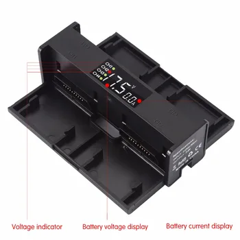 4in1 Battery Charger for DJI Mavic 2 Pro Zoom Charging Hub Portable Smart Intelligent LED Display Drone Battery Charger