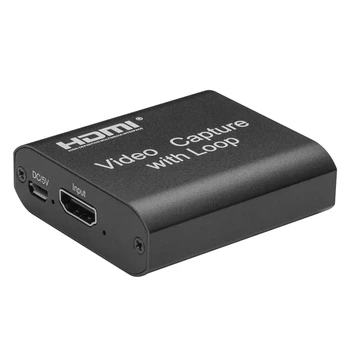 4K HDM I 1080P High Definition USB Video Capture Card z pętlą