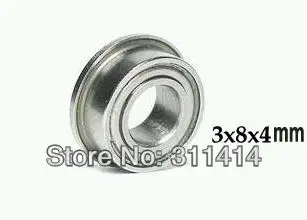 5 szt./lot 3 * 8 * 4 mm 3x8x4 mm Metal Cup Micro Ball Bearing Small Bearings For Robot Kit And Servo's Joint Connect Bracket