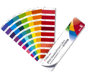 654 koloru wersja 2019 roku Japan Industrial Coatings Association JPMA K Color Card Munsell Color