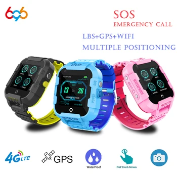 696 DF39Z 4G Kids Smart Watch GPS Wifi Tracker Smartwatch ekran dotykowy SOS SIM telefon wodoodporny aparat zegar dla dzieci prezent