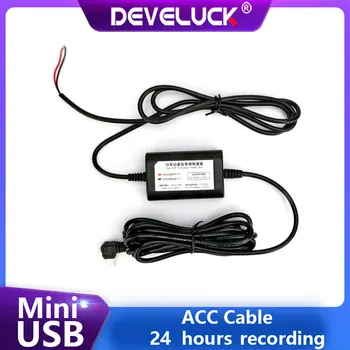 ACC Power Cable Hard Wire Cable ACC Hard Wire Kit Mini USB 2.0 dla trybu parkowania rejestrator samochodowy Dash Cam Recorder Register