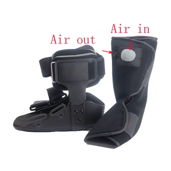 Aircast walker brace walking shoes krótkie poduszki powietrzne zerwanie ścięgna achillesa rehabilitacja pooperacyjna złamanie kostki fix boots