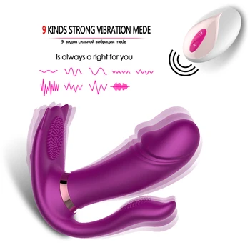 Albo delikatnej motyl dildo wibrator dla kobiet G Spot stymulator łechtaczki bezprzewodowy pilot zdalnego sterowania sex zabawki dla kobiet dorosła para