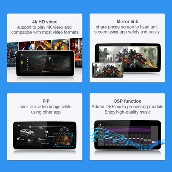 Android 10.0 samochodowy odtwarzacz multimedialny do Audi A4 B8 A5 S4 2009-2017 Radio Nawigacja GPS IPS 10.25' ekran Carplay Headunit