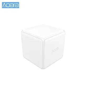 Aqara Magic Cube Controller Zigbee wersja jest zarządzana przez sześć działań dla urządzenia Smart Home praca z aplikacją smart home