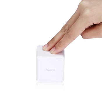 Aqara Magic Cube Controller Zigbee wersja jest zarządzana przez sześć działań dla urządzenia Smart Home praca z aplikacją smart home