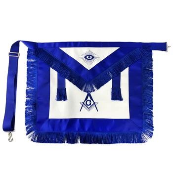 Astra mason masoński fartuszek niebieski Domek letniskowy skórzany Kwadrat i kompas dla масона świetny prezent dla masonów