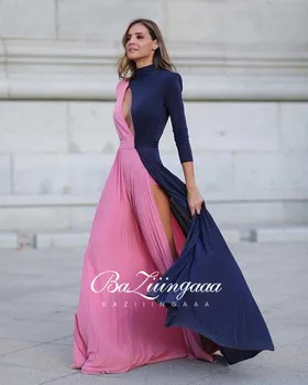 BAZIIINGAAA Luxury 2020 Party Elegant Woman Evening Dress Plus Size Slim Printed Long Evening Dresses nadaje się do oficjalnych imprez