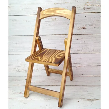 BJD mini krzesło ogrodowe z drewna dla 1/3 24