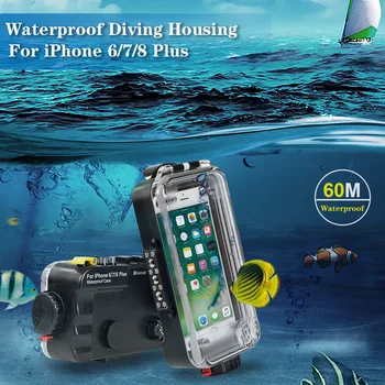 Bluetooth Control wodoodporny pokrowiec na iPhone X XS XR XS Max 8 7 6 6S Plus etui nurkowanie nurkowanie surfing dom Zdjęcia