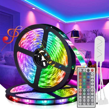 Bluetooth Led Strip Light TV Background Lighting Home Decor LED Lights for Hallway Stairway Light Lighting with Remote Control