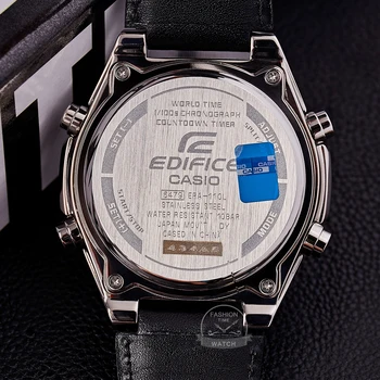 Casio Edifice watch luxury set watch men, 100m wodoodporny świetlny chronografu mężczyzna zegarek wojskowy zegarek kwarcowy zegarek sportowy