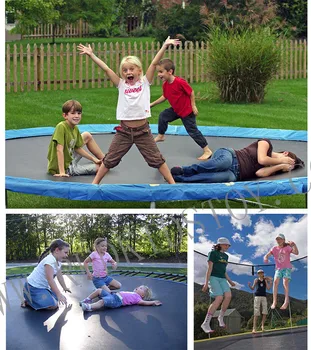 CE zatwierdzone trampolina bezpieczeństwa gimnastyczna, na podwórku 10FT HZ-10FT