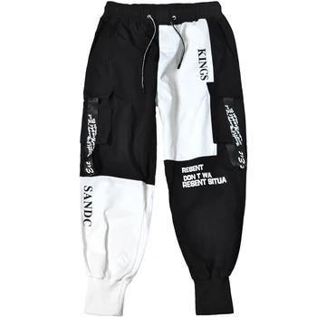 Codzienne Hip-Hop Biegacze Spodnie-Cargo Dla Mężczyzn Taktyczne Kieszenie Spodnie Męskie Spodnie Modne Spodnie Męskie Odzież Uliczna Dropshipping